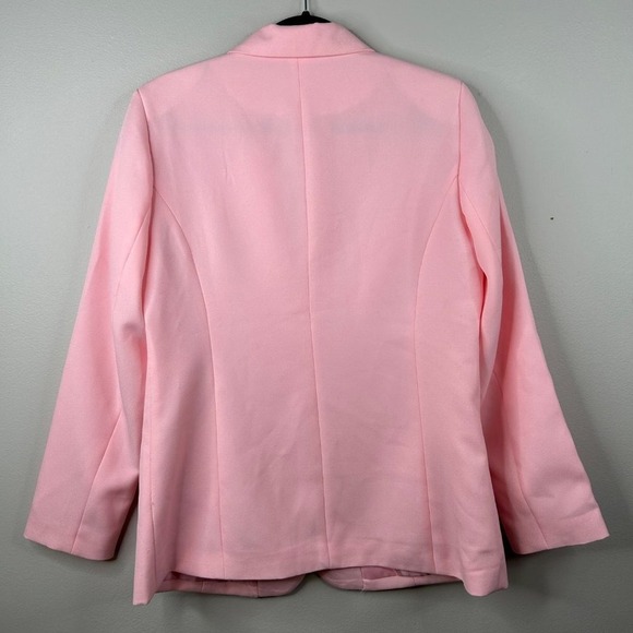 Blair Pink Blazer Womens‎ 10 MS Single Button Classic Barbiecore - Picture 2 of 7